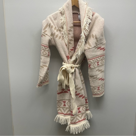 GRACE+ KARMA Moller Belted Fringe Cardigan Size 3X - Picture 2 of 12